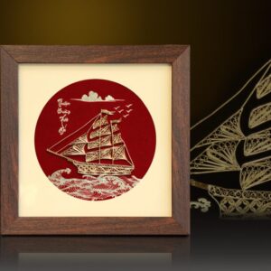 Quà tặng doanh nhân - Tranh thuận buồm vàng