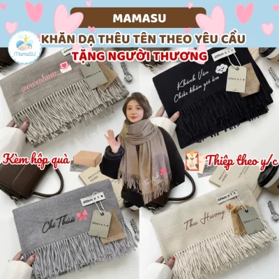 Quà tặng thêu tên độc quyền