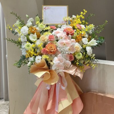Kệ Hoa Khai Trương - Nắng Mai Khai Lộc
